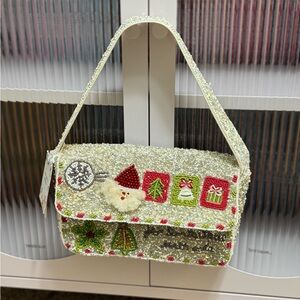 T.J.Maxx Holiday Beaded Shoulder Bag